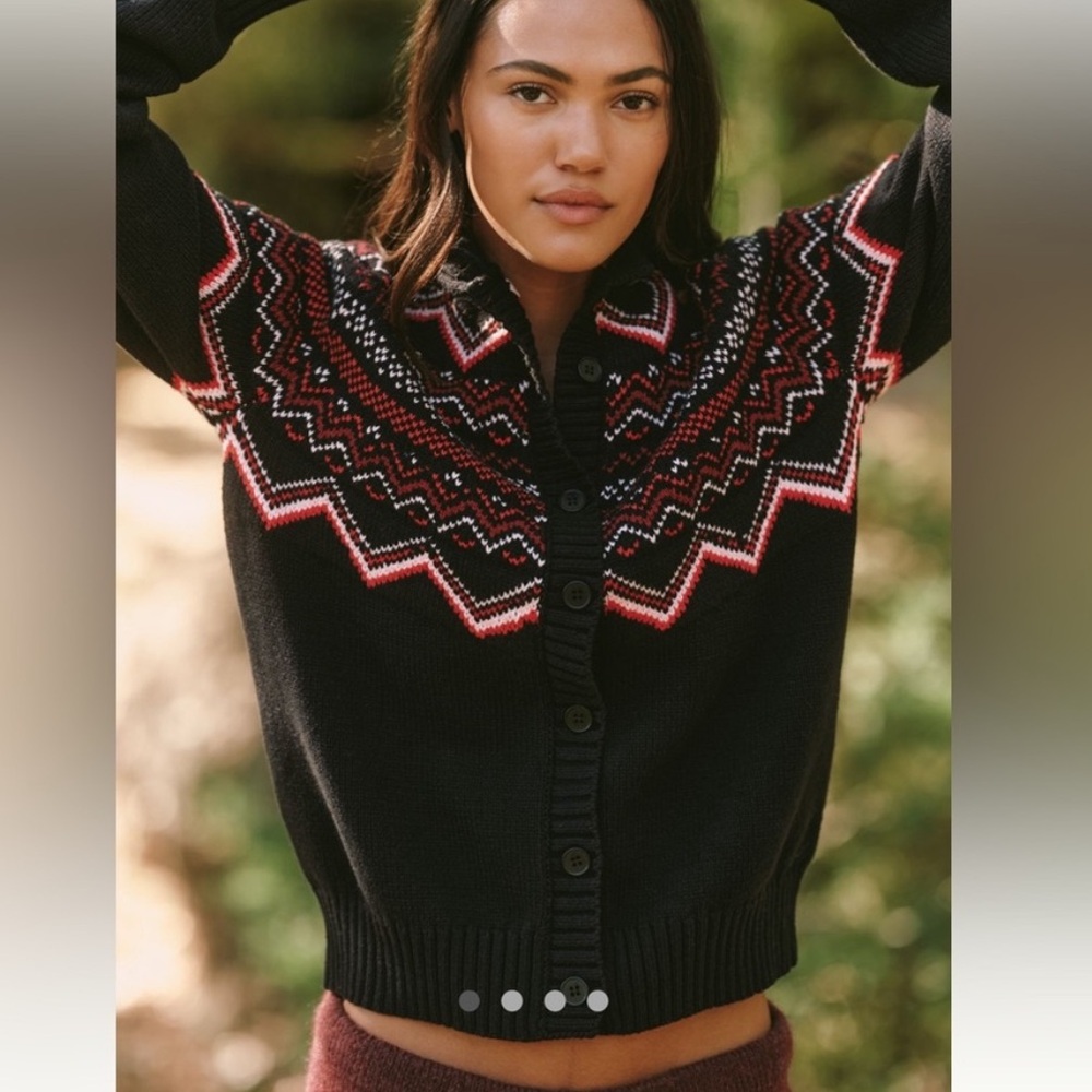 Beach riot x Anthropologie xs fair isle nwt